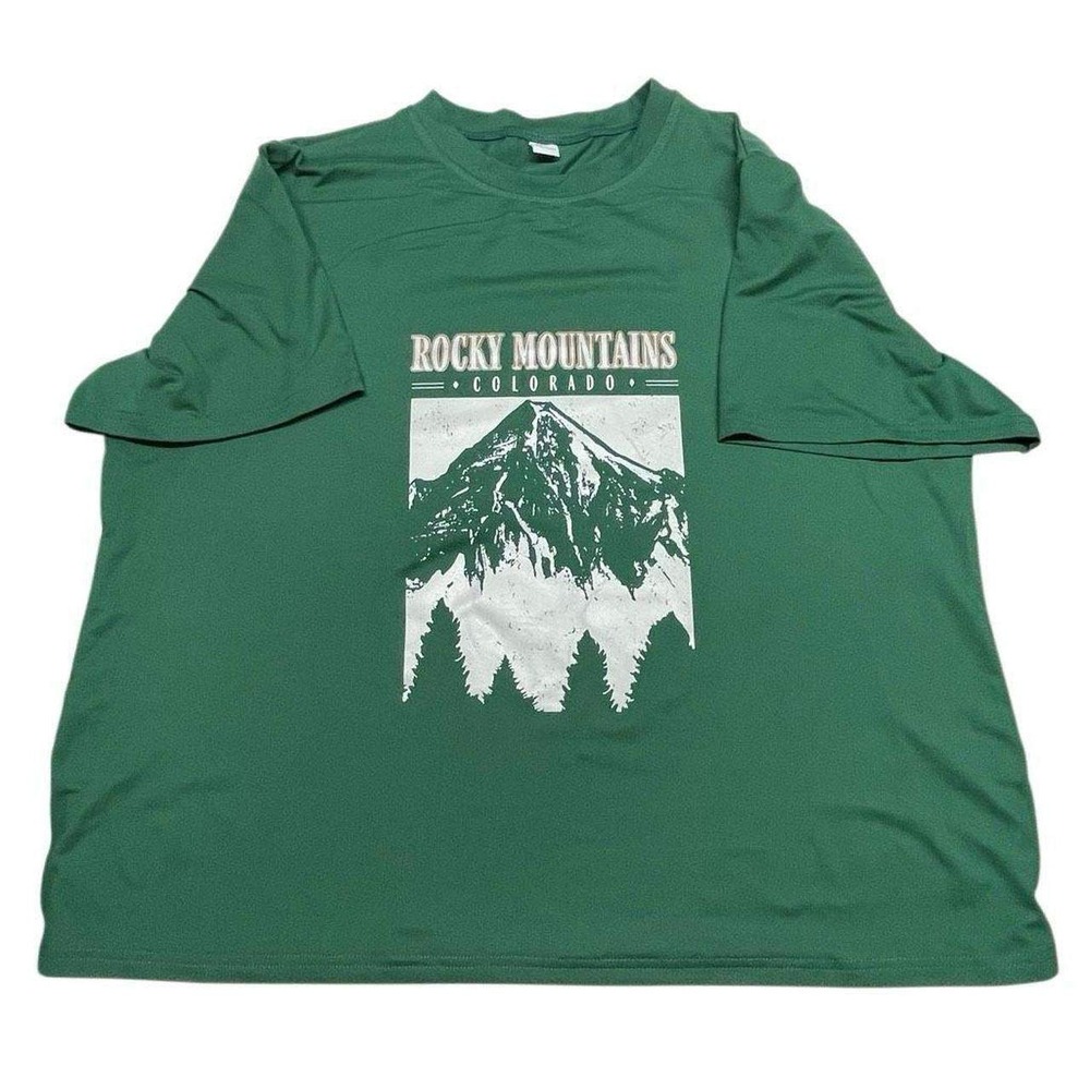 Green Rocky Mountains Colorado Destination Souvenir Tee